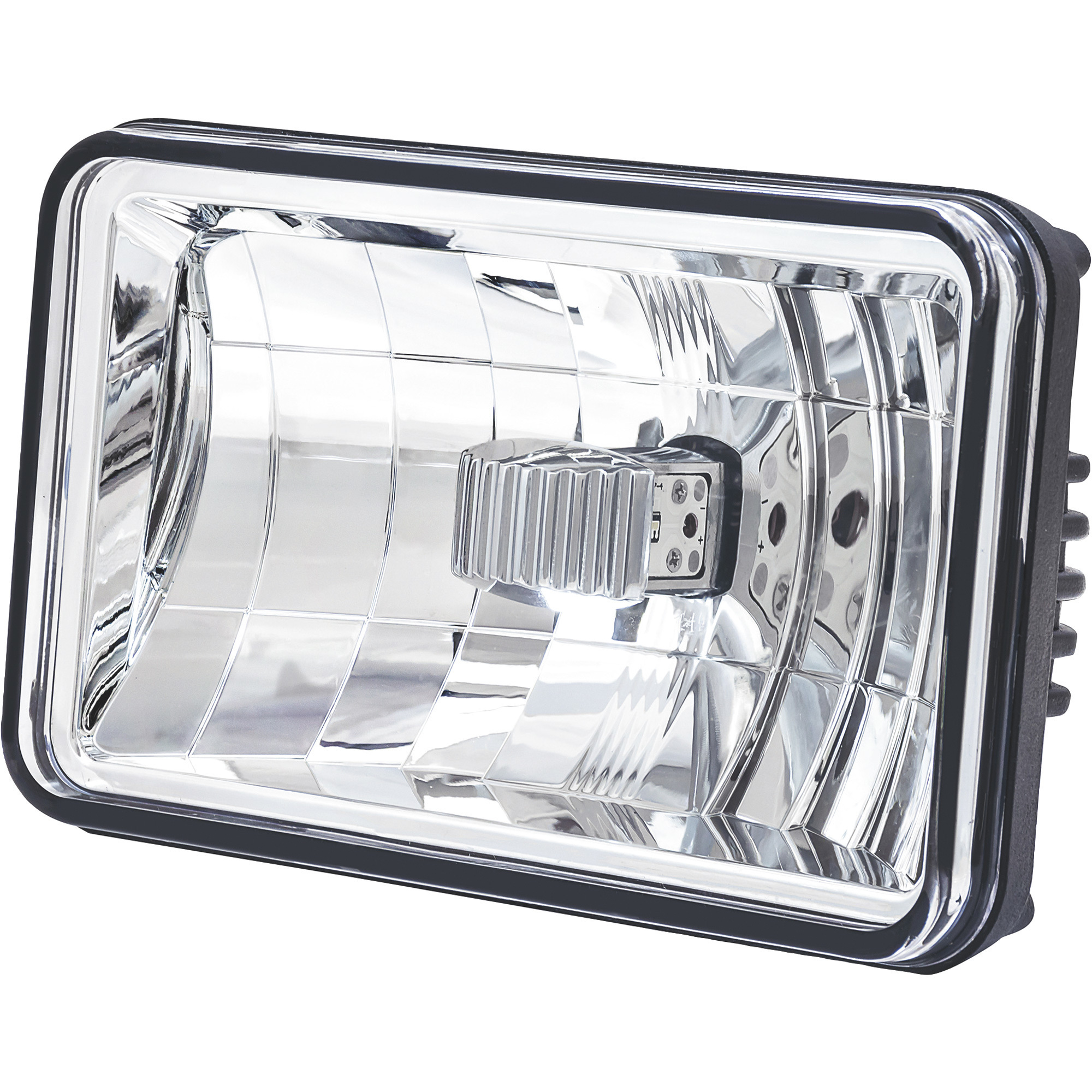 Trux Accessories 6in. x 4in. High Beam LED Standard Semi-Truck Headlight, White, Model# TLED-H1